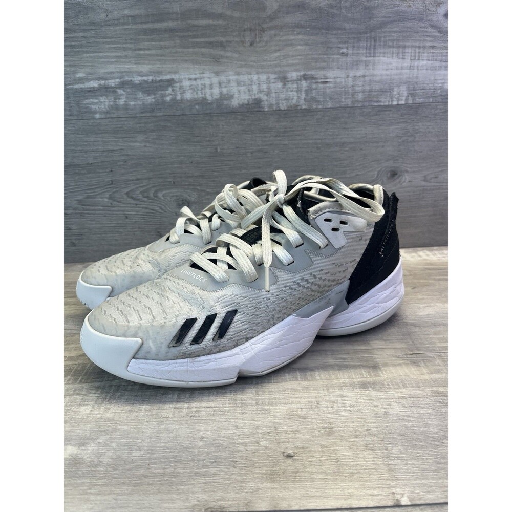 Adidas DON Issue 4 Donovan Mitchell Basketball Black Gray Sneaker Mens 8
